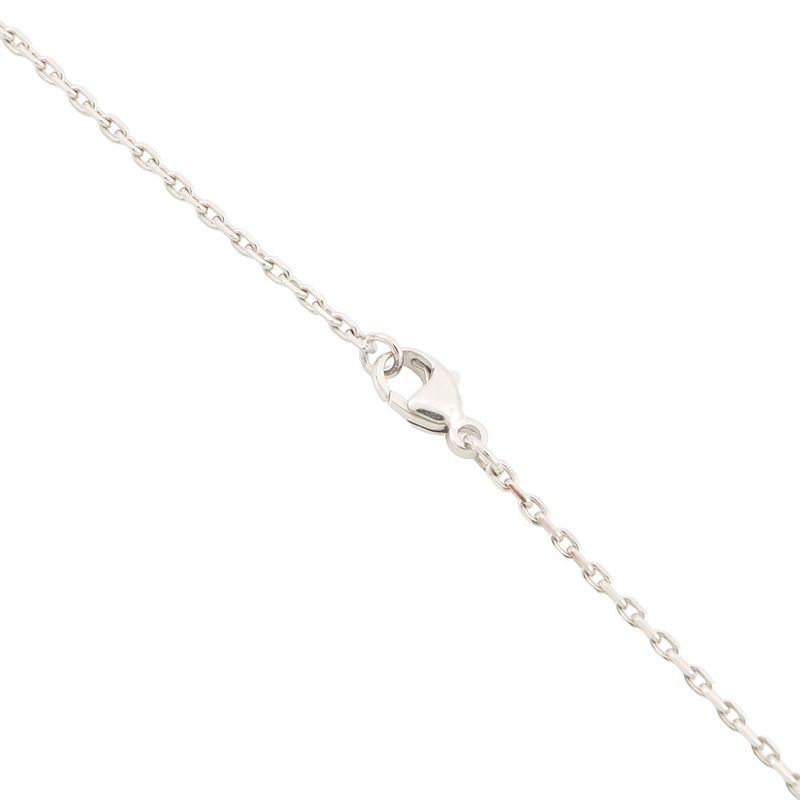 Hermes Necklace Mini Pop Black Silver
