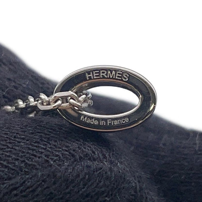 Hermes Necklace Mini Pop Black Silver