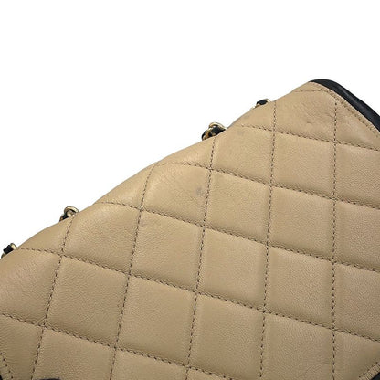 Chanel Chain Shoulder Bag Quilted CC Logo Cruise Line Lambskin