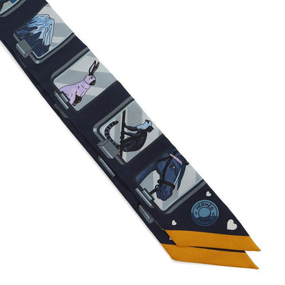 Hermes Scarf Twill Story Silk