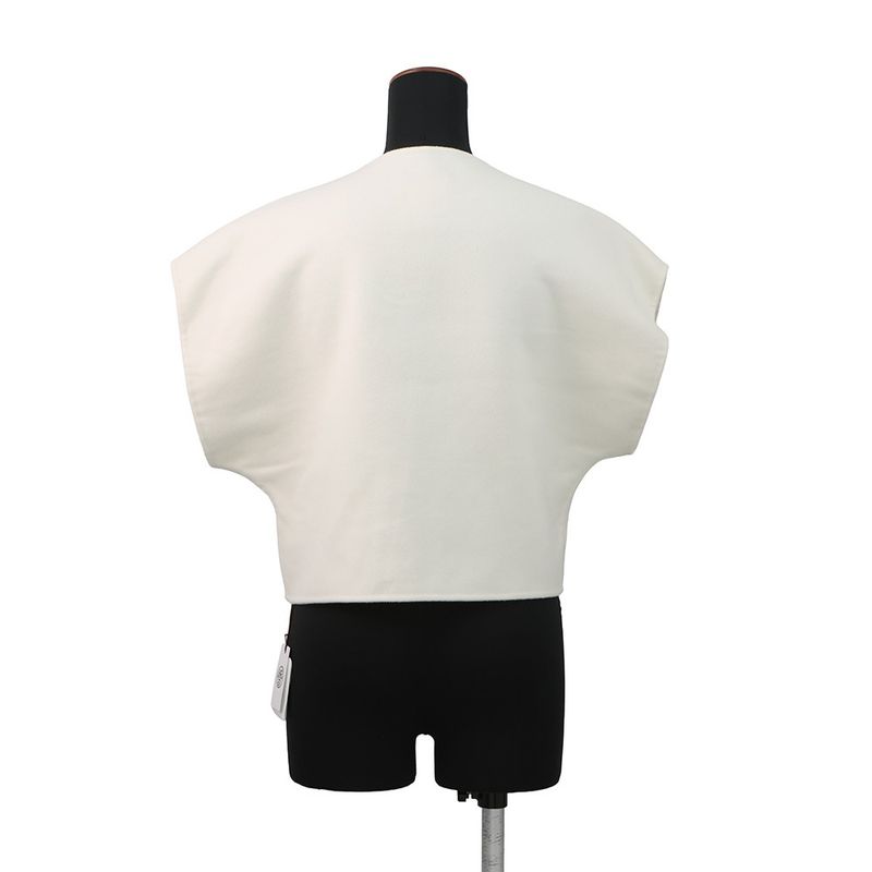 Hermes Bolero Short Sleeve Cashmere 34 Shirt