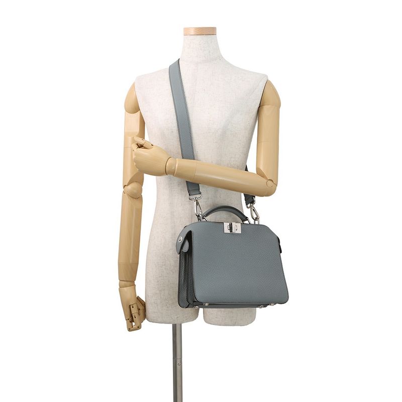 Fendi Peekaboo Eye Small Leather 2-Way Shoulder Bag