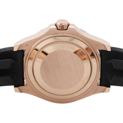Rolex Yottomar Star 18k Pink Gold Everose Roulette Watch Black Dial