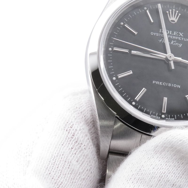 Rolex Air King Number Watch Black Dial