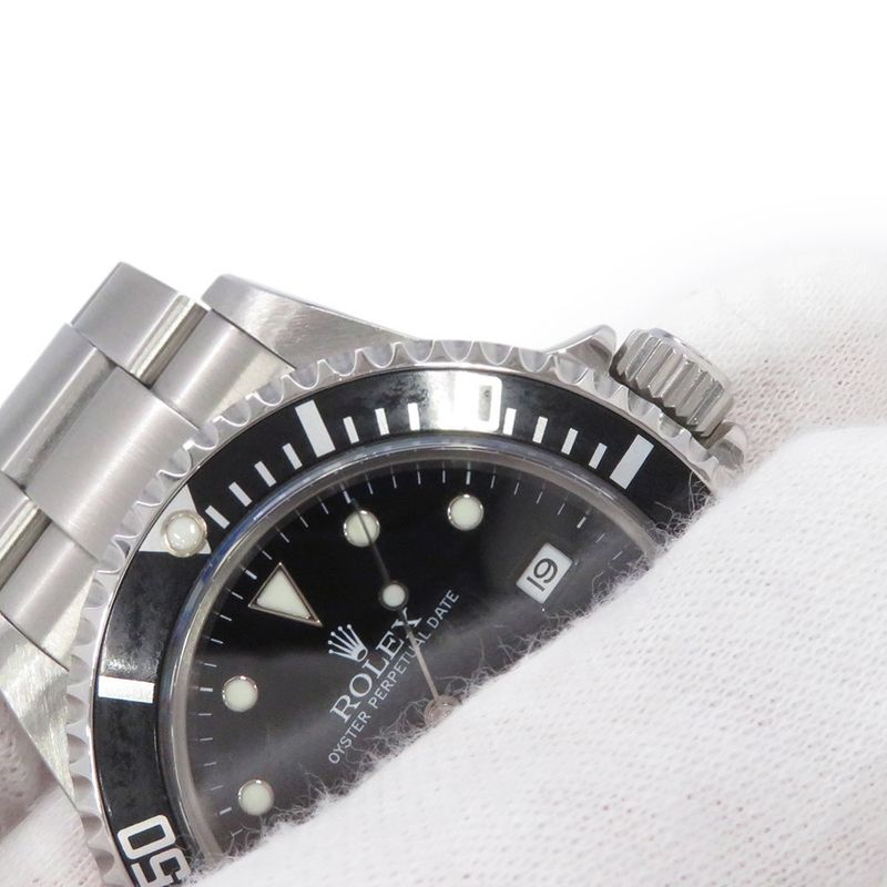 Rolex Sea Dweller D Number Watch Black Dial