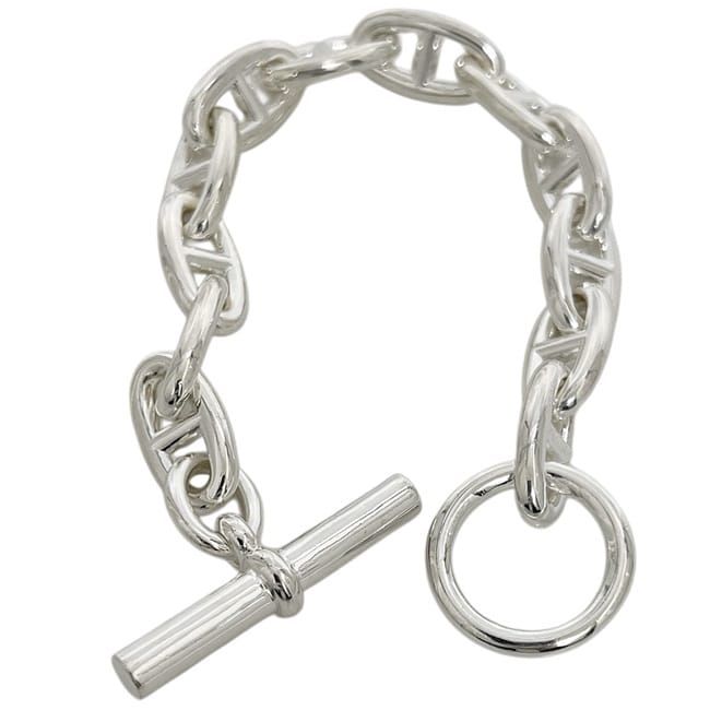 Hermes Bracelet Chaine D'ancre GM Silver