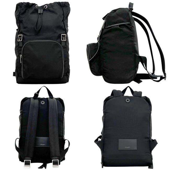 Saint Laurent Backpack Rock Sac Black