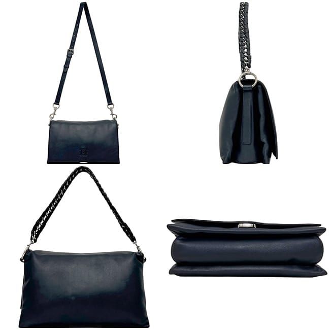 Loewe 2-Way Bag Navy Blue Anagram