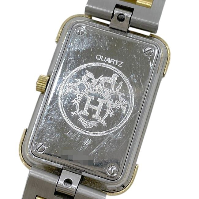 Hermes Watch Croajour White Silver Gold