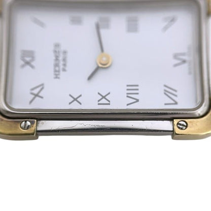 Hermes Watch Croajour White Silver Gold