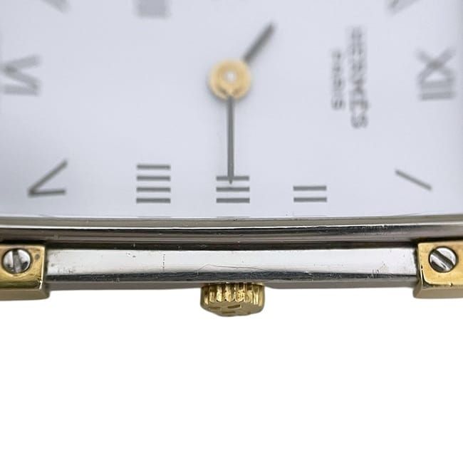 Hermes Watch Croajour White Silver Gold
