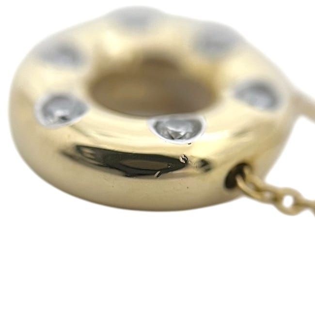 Tiffany & Co Dots Necklace Yellow Gold YG