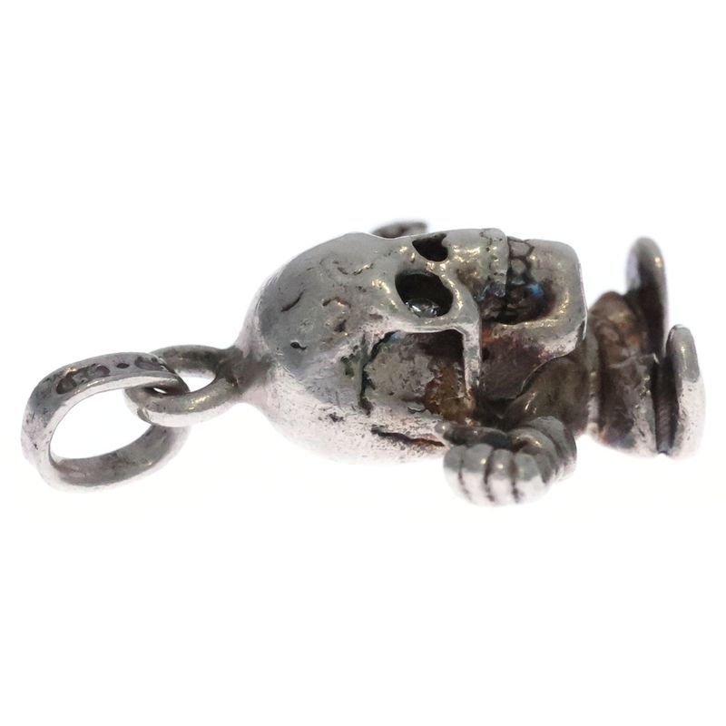 Chrome Hearts Tiny Foti Harris Teeter Dia Diamond Charm Pendant Top Silver