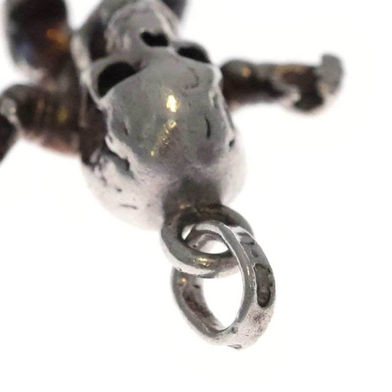 Chrome Hearts Tiny Foti Harris Teeter Dia Diamond Charm Pendant Top Silver