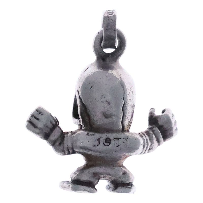 Chrome Hearts Tiny Foti Harris Teeter Dia Diamond Charm Pendant Top Silver