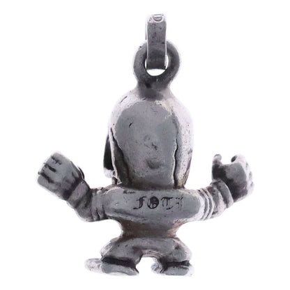 Chrome Hearts Tiny Foti Harris Teeter Dia Diamond Charm Pendant Top Silver