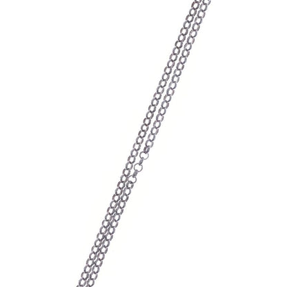 Gucci Arabesque Interlocking Necklace Pendant Chain Silver