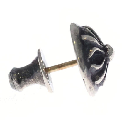 Chrome Hearts Stud Crsbll Cross Ball Earrings Silver