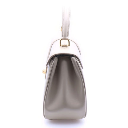 Celine Small 16 Seeds 2-Way Shoulder Bag Ivory Calfskin Gold