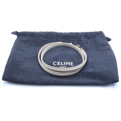 Celine Small 16 Seeds 2-Way Shoulder Bag Ivory Calfskin Gold