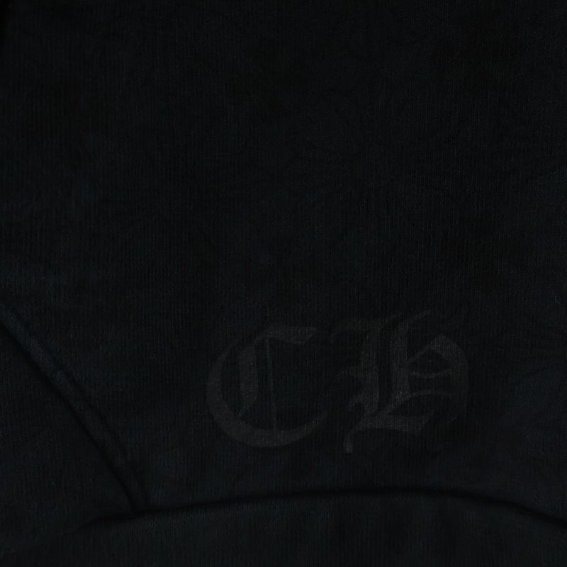 Chrome Hearts Sweatshirt HD Zip CH Plus All Over Pattern Backhoe Splint Zip
