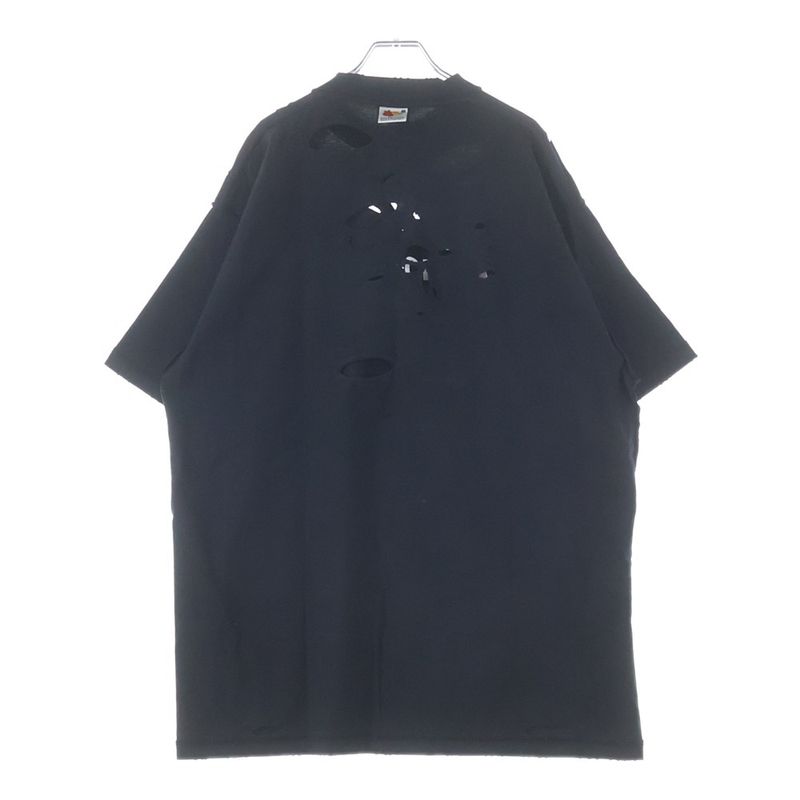 Balenciaga Destroy Inside Out T-Shirt Out Oversize Short Sleeve Black
