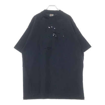 Balenciaga Destroy Inside Out T-Shirt Out Oversize Short Sleeve Black