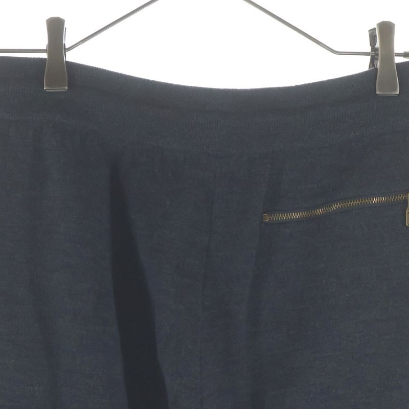 Louis Vuitton Double Face Knit Wool Travel Pants Gray Sweater