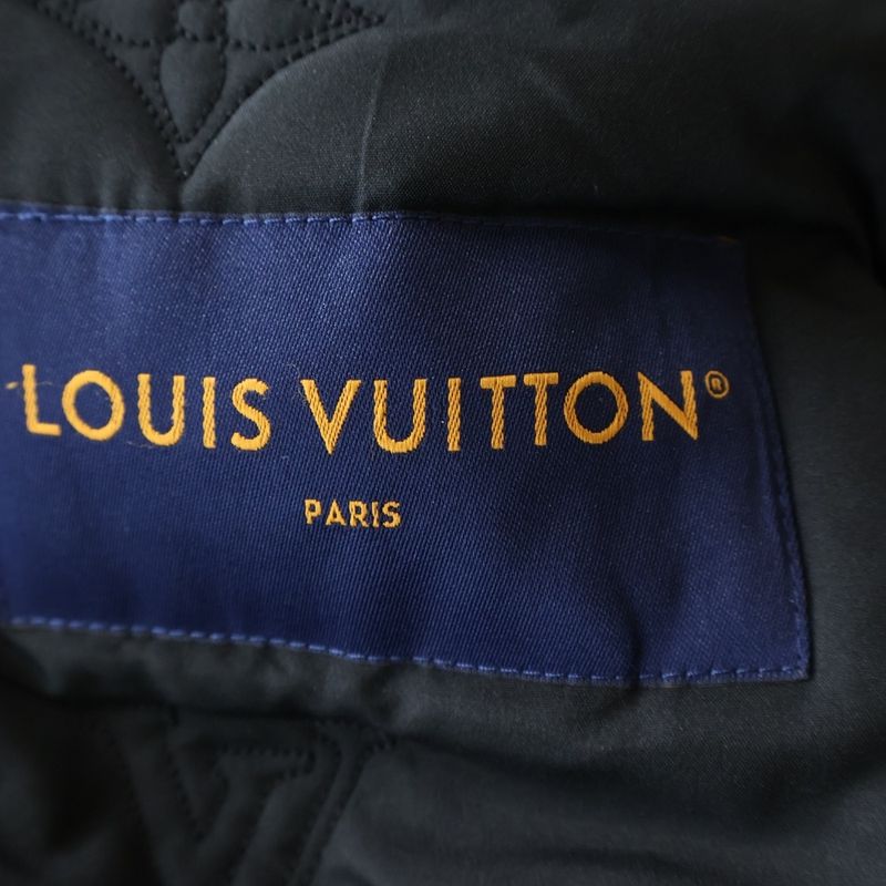 Louis Vuitton Wintari Lining Monogram Workwear Denim Jacket Blue