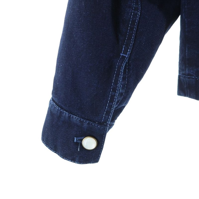 Louis Vuitton Wintari Lining Monogram Workwear Denim Jacket Blue