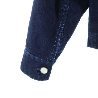 Louis Vuitton Wintari Lining Monogram Workwear Denim Jacket Blue