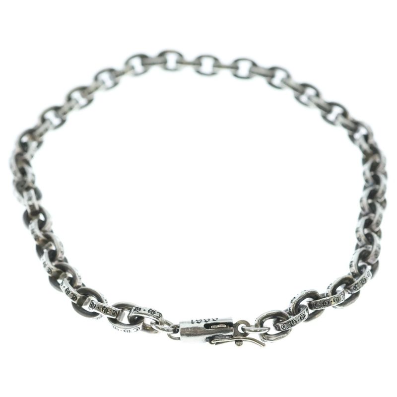 Chrome Hearts Paper Chain Bracelet Silver