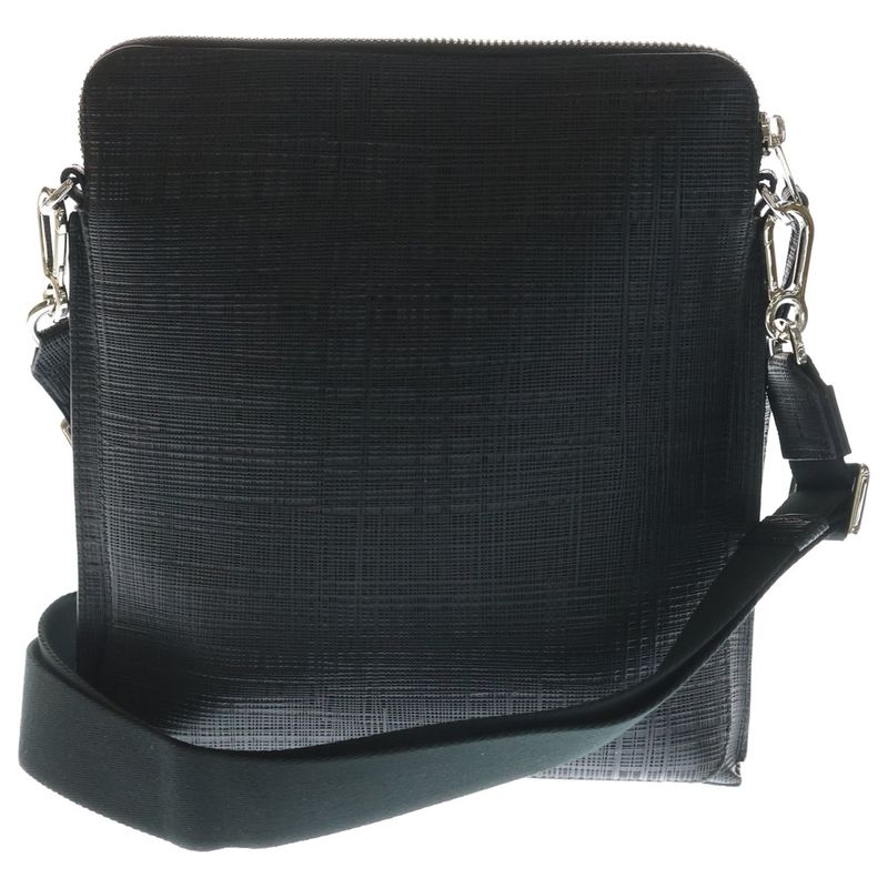 Loewe Goya Anagram Logo Leather Shoulder Bag Black
