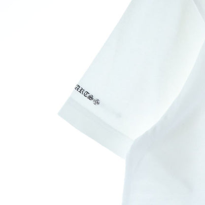 Chrome Hearts Vertical Logo Tee Double Sided Print Crew Neck Short Sleeve