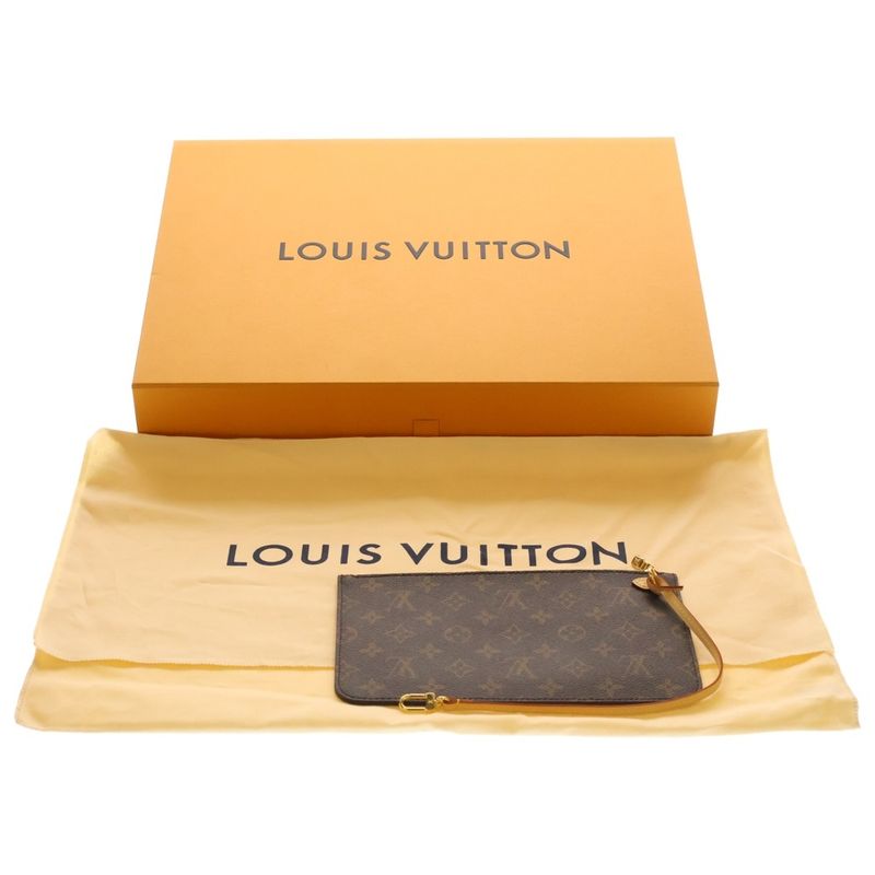 Louis Vuitton Monogram Neverfull MM Brown Tote