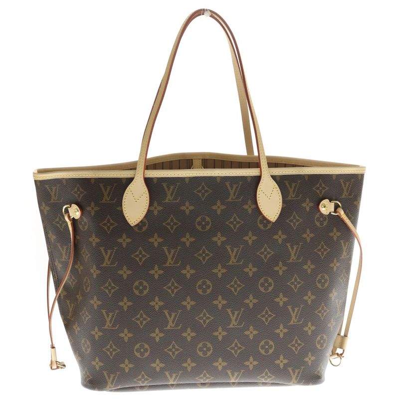 Louis Vuitton Monogram Neverfull MM Brown Tote