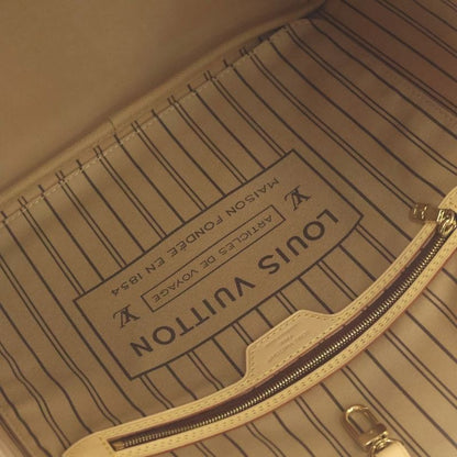 Louis Vuitton Monogram Neverfull MM Brown Tote