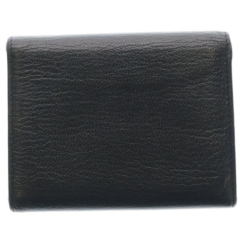 Chanel CC Logo Coin Case Card Business Holder Trifold Wallet Black Soft Caviar