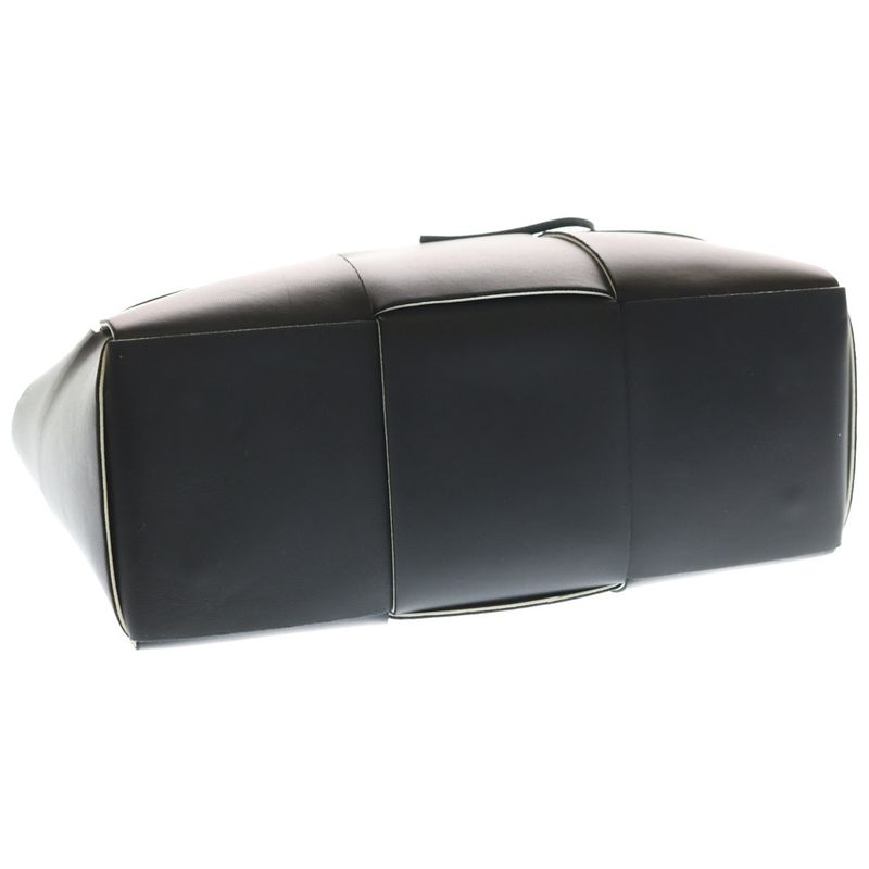 Bottega Veneta Small Arcotto Bag Handbag Black Leather Silver