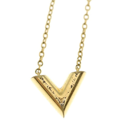 Louis Vuitton Essential Pendant Necklace Gold