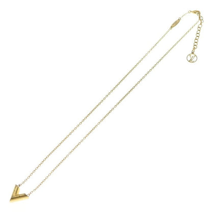 Louis Vuitton Essential Pendant Necklace Gold