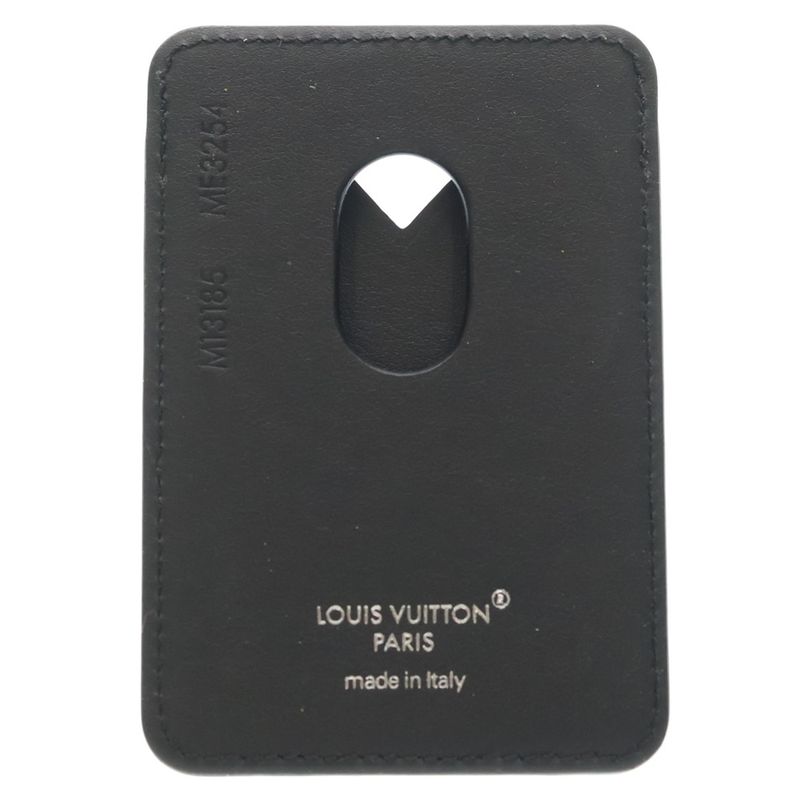 Louis Vuitton Card Holder Magnet Monogram Case Brown
