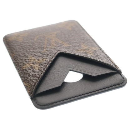 Louis Vuitton Card Holder Magnet Monogram Case Brown