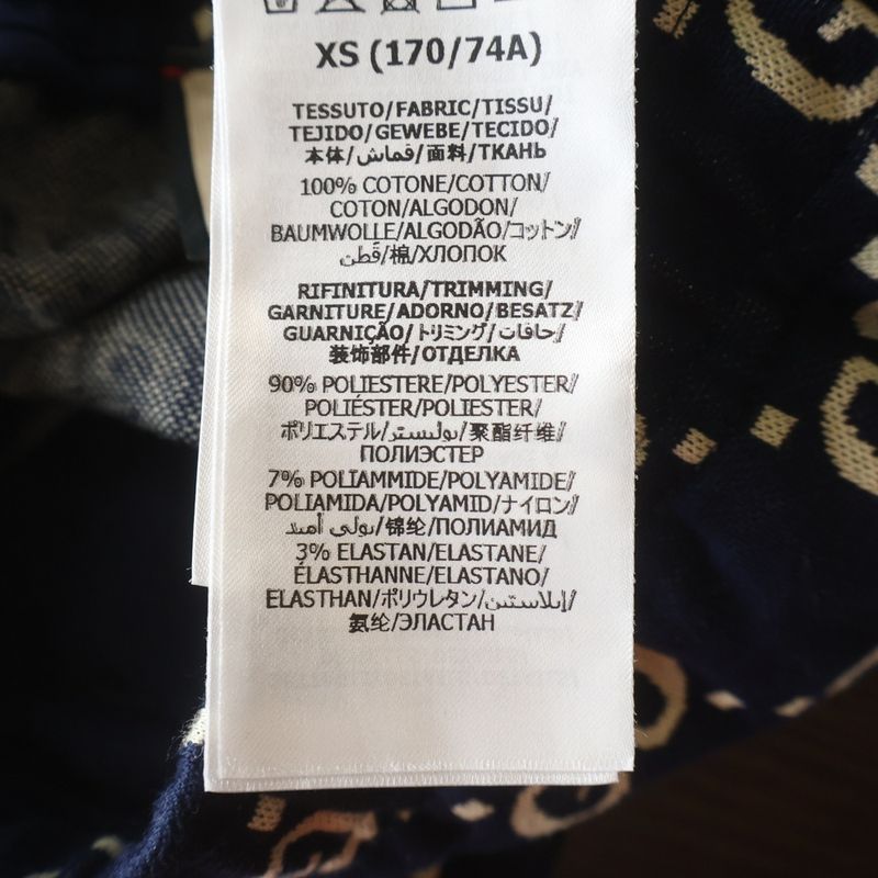 Gucci GG Jacquard Sweatshirt Pants All Over Pattern Navy