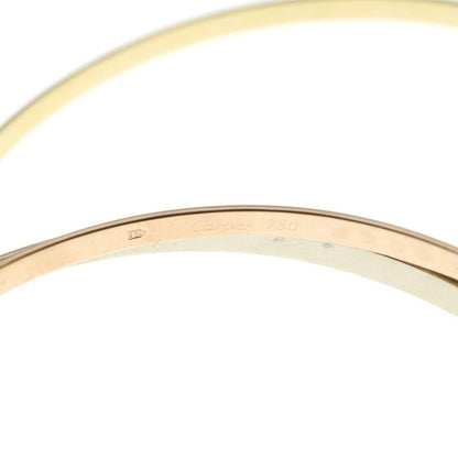 Cartier Trinity Bracelet Triple Bangle Yellow Gold Pink White