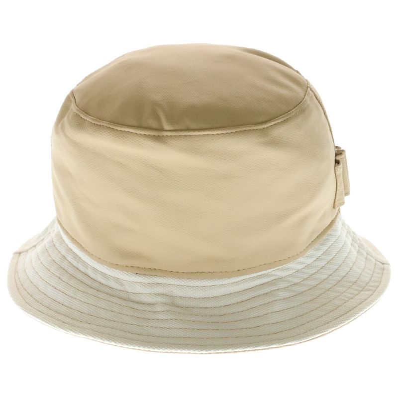 Dior Logo Embroidery Canvas Bucket Hat Beige