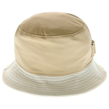 Dior Logo Embroidery Canvas Bucket Hat Beige