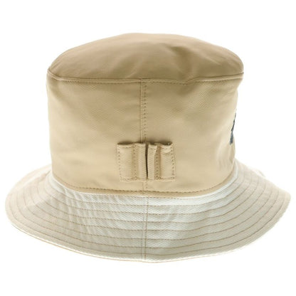 Dior Logo Embroidery Canvas Bucket Hat Beige