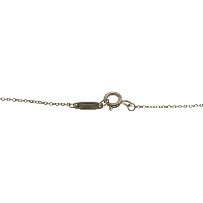Tiffany & Co Interlocking Circle Chain Pendant Necklace 925 Sterling Silver