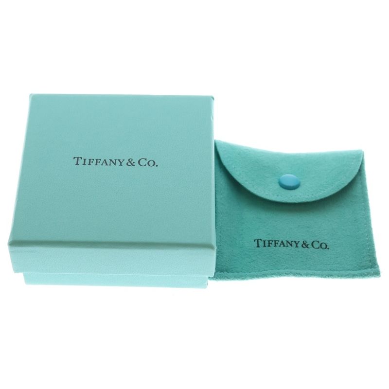 Tiffany & Co Interlocking Circle Chain Pendant Necklace 925 Sterling Silver